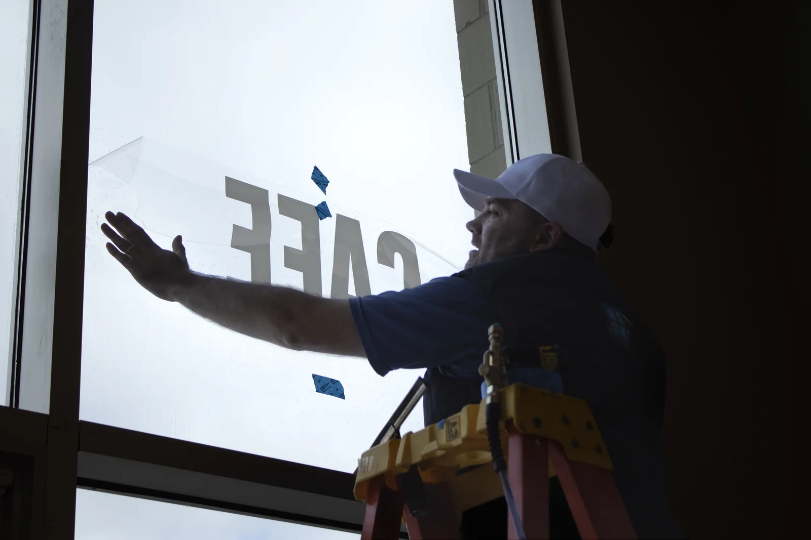 Installing window decals